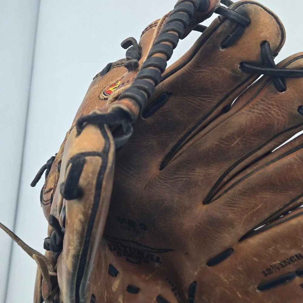 Easton Baseball Glove NAT70 12-3/4" RHT Natural Series Genuine Tanned Leather - Picture 6 of 15